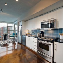 Interior design with panoramic windows-8