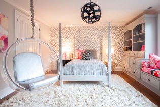 Bedroom design for a girl: photos, design features