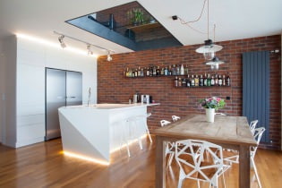 Brick in the interior: 70 modern photos and ideas