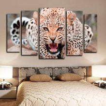 Modular paintings in the interior: 50 modern photos and ideas-6