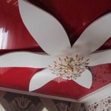 Stretch ceilings in the bedroom: 60 modern options, photo in the interior-8