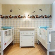 Choosing a wallpaper for a children's room: 77 modern photos and ideas-7