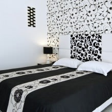 Interior in black and white: design features, 60 photos-11