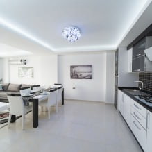 Interior in black and white: design features, 60 photos-6