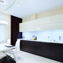 Interior in black and white: design features, 60 photos-1