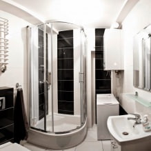 Interior in black and white: design features, 60 photo-0