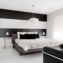 Interior in black and white: design features, 60 photos-4