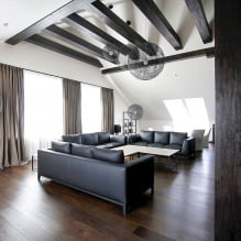 Interior in black and white: design features, 60 photos-9