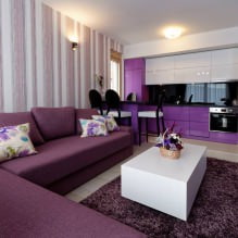 Wallpaper in the living room interior: 60 modern design options-8