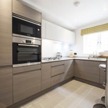 Kitchen design with a bar counter: 60 modern photos in the interior -3