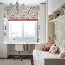 Curtains in the nursery: types, choice of color and style, 70 photos in the interior-1