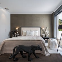 Gray wallpaper: combinations, design, choice of furniture and curtains, 101 photos in the interior-7