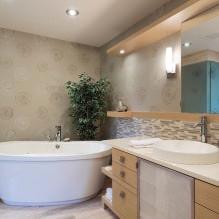 Gray wallpaper: combinations, design, choice of furniture and curtains, 101 photos in the interior-22