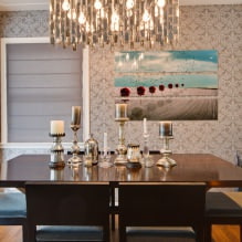 Gray wallpaper: combinations, design, selection of furniture and curtains, 101 photos in the interior-24