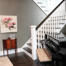 Gray wallpaper: combinations, design, choice of furniture and curtains, 101 photos in the interior-2