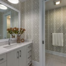 Gray wallpaper: combinations, design, choice of furniture and curtains, 101 photos in the interior-11