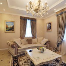 Curtains in the living room: 70 stylish photo ideas in the interior-1