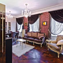 Curtains in the living room: 70 stylish photo ideas in the interior-4