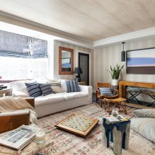 Beige wallpaper: design, combination, choice of curtains, 70+ photos in the interior-5