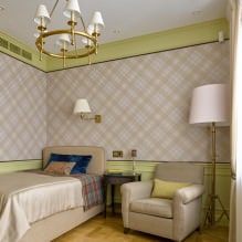 Beige wallpaper: design, combination, choice of curtains, 70+ photos in the interior-29