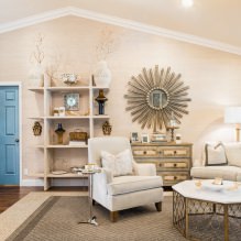 Beige wallpaper: design, combination, choice of curtains, 70+ photos in the interior-26