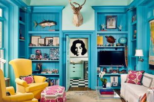 Blue color in the interior: combinations, design ideas, 67 photos