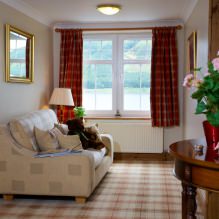 Country style curtains: choice of model, fabric, design, 66 photos-8