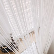 Filament curtains in the interior: features, views, room-by-room overview, 65 photos-8