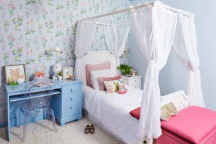 Design of a children's room for a girl