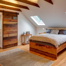 The use of wood in the interior: photos, 77 applications-21