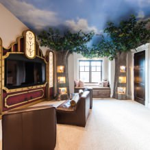 The use of wood in the interior: photos, 77 applications-25