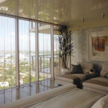 Glossy stretch ceilings: photo, design, views, color selection, room-by-room overview-1