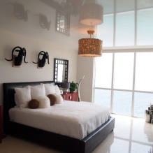 Glossy stretch ceilings: photo, design, views, color selection, room-by-room overview-6