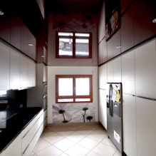 Glossy stretch ceilings: photo, design, views, color selection, room-by-room overview-23