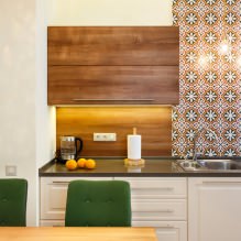 Kitchen interior with a dark countertop: features, materials, combinations, 75 photos-29