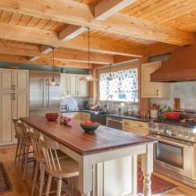 Curtains in a wooden house: design features, types, 80 photos-24