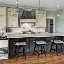 Gray kitchen set: design, choice of shape, material, style (65 photos) -3