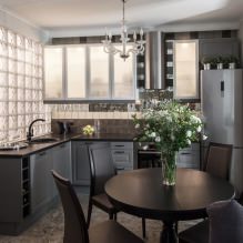 Gray kitchen set: design, choice of shape, material, style (65 photos) -18