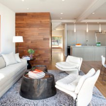 Interior with laminate on the wall: modern decoration ideas, 80 photos-19