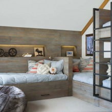 Interior with laminate on the wall: modern decoration ideas, 80 photos-11