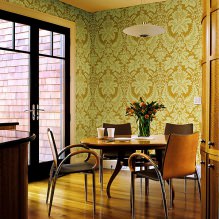 Design with gold wallpaper: design features, types, combinations, 60 photos-0