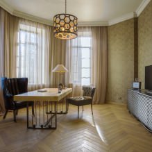 Classic style curtains: features, types, choice of design and colors, 80 photos-4