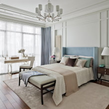 Light colors in the interior of the bedroom: design features of the room, 55 photos-7