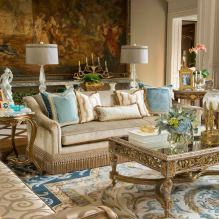 Baroque style in the interior of the apartment: design features, decoration, furniture and decor-23