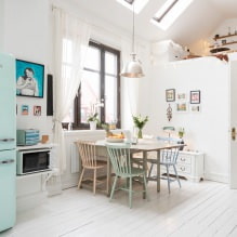 Modern tulle in the interior: photos, types, colors, combination with other curtains-6