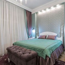 Modern tulle in the interior: photos, types, colors, combination with other curtains-0