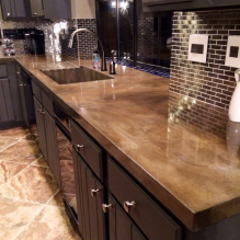 How to choose the color of your kitchen countertop: 60+ best combinations to complement the interior-3