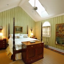 Interior with wallpaper in green tones: design, combinations, choice of style, 70 photos-5