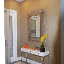 How to choose wallpaper for a small hallway: 70 design ideas-3