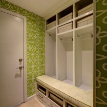 How to choose wallpaper for a small hallway: 70 design ideas-0